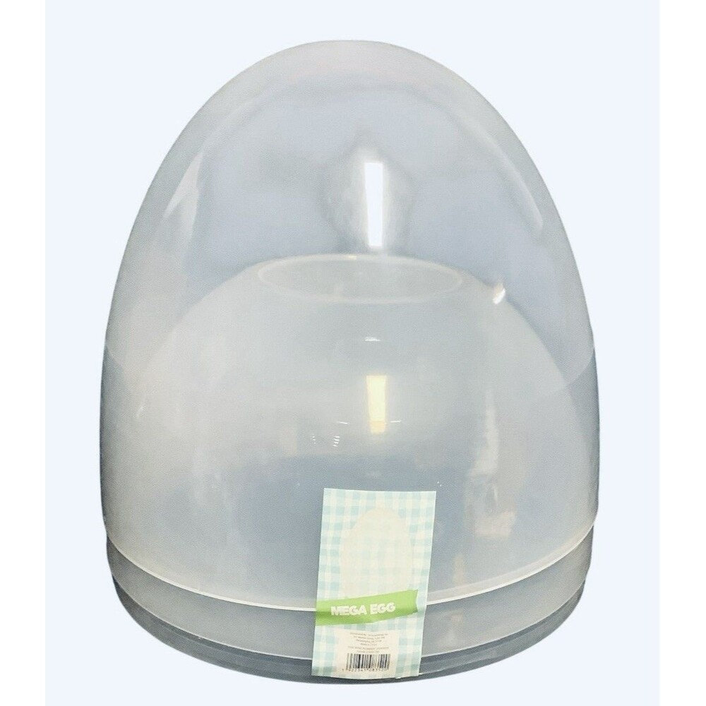Easter Clear Mega Jumbo Egg To Fill For Spring 18” X 35”
